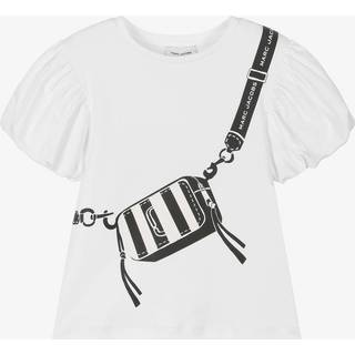 Marc Jacobs Kids Printed cotton jersey T-shirt - white - Y 4