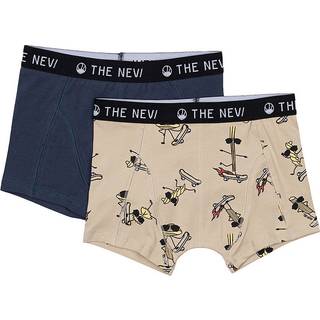The New GOTS Boxershorts 2-pak Mood Indigo 7-8 Y  Marineblå  7-8 år  mand