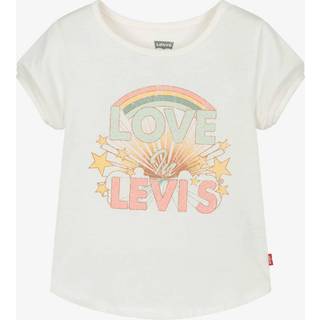 Levi's Levi's Natural Rainbow Graphic Logo Double Cuff T-Shirt