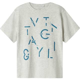 NAME IT T-Shirt Bennibo Light Grey Melange