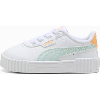 Women&#39;s Puma Carina 3.0 Sneakers Toddler, White, Size 26, Shoes - Almost Apricot - 26