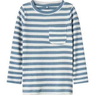 Name It Bluse Spring Lake/cloud Dancer Med Striber