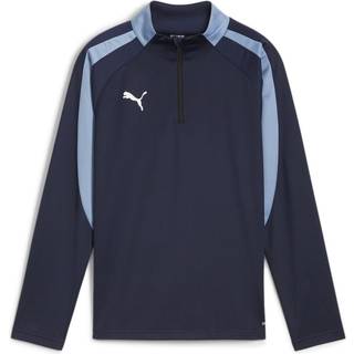 Puma individual LIGA Quarter-Zip Top Youth, Blue, Size 5-6Y, Clothing - Zen Blue - 5-6Y