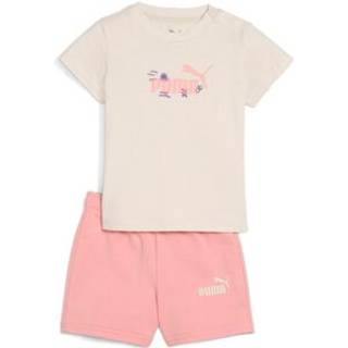 Puma Minicats Sandy Adventures Tee and Shorts Set Toddler, White, Size 2-4M, Clothing - Alpine Snow - 2-4M