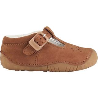 Start Rite Start-Rite Babies Baby Jack T-bar Nubuck Leather Buckle Pre-Walkers Brown Shoes - EU 21.5 (UK 5 F)