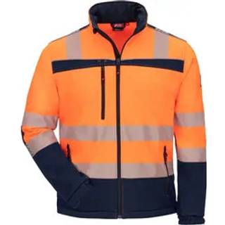 Nitras 7172 MOTION TEX VIZ Softshell jakke vand og vindafvisende