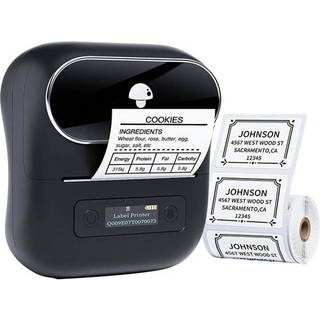 Phomemo M110 bærbar labelprinter med termisk teknologi - Svart