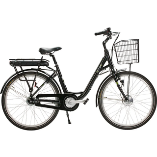 SCO Premium E-Uni elcykel 8 gear 26" 15AH 2025 - sort (PENSIONIST RABAT) (På lager i varehus)