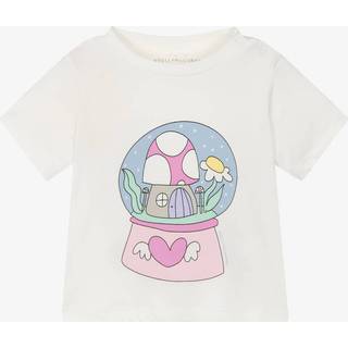 Stella McCartney Kids Baby printed cotton jersey T-shirt - white - M 3