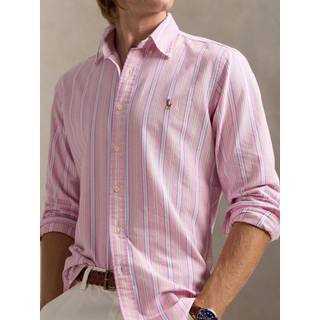 Ralph Lauren Stripe Long Sleeve Shirt Pink