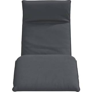 foldbar liggestol 175x54x8,5 cm oxfordstof antracitgrå