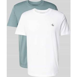 2 Pack Cotton T-shirts - White - M