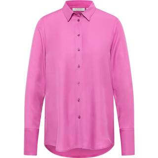 Viscose Shirt Blouse in fuchsia plain