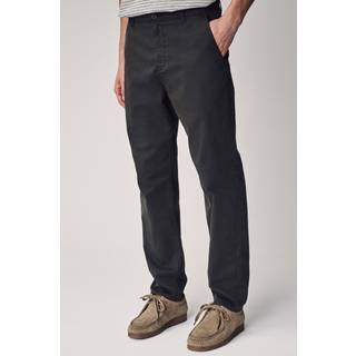 Next Khaki Green Regular Tapered Fit Textured Chino Trousers