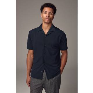 Next Navy Blue Short Sleeve Pique Shirt