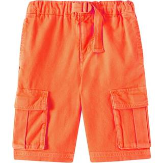 Stella McCartney Kids Cotton cargo shorts - orange - Y 8