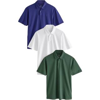 Next Kortærmet jersey poloskjorter 3 Pakke4X-Large