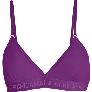 Meisjes 1-pack Triangle Top Effen