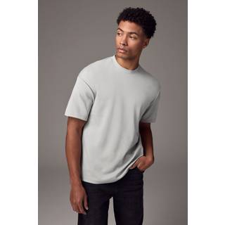 Next Ice Grey Relaxed Fit Heavyweight T-Shirt