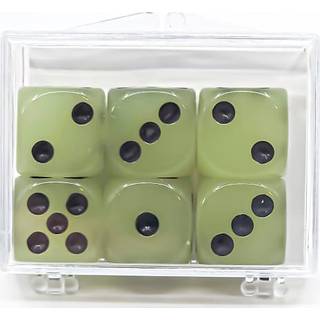Games for fun glow in the dark 6-pak terninger (På lager i butik)
