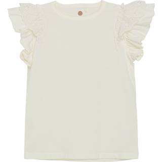 EnFant T-shirt Egret 98 cm  Hvid  98 cm  kvinde