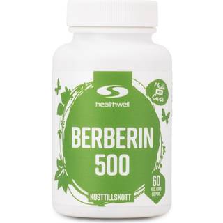 Healthwell Berberin 500, 60 kapsler