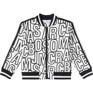 Marc Jacobs Kids Logo printed cotton bomber jacket - black - Y 2