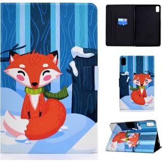 Huawei MatePad 10.4" Flip Cover m. Kortholder & Ståfunktion - Sød Ræv i Sne