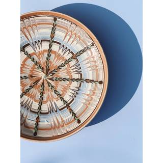 Horezu keramik tallerken | No. 08 | 4 forskellige størrelser - 24-27 cm