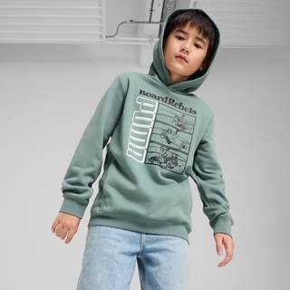 Men&#39;s Puma Mid 90s Hoodie, Green, Size 7-8Y, Clothing - Green Moon - 7-8Y