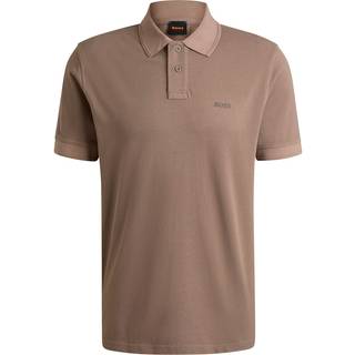 Poloshirt i bomuldspiqué med logoprint