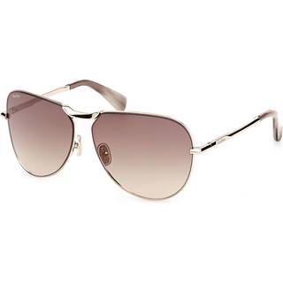 Max Mara MM0134 MILLER 2 32F 59 Solbriller Kvinder Guld - Shiny Pale Gold - 59mm