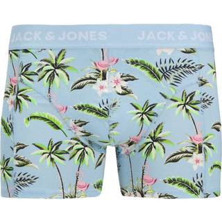 Jack & Jones Flower Bird Trunks 3-Pack Chambray Blue