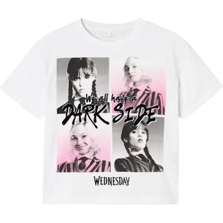NAME IT Wednesday T-shirt Oxa Bright White