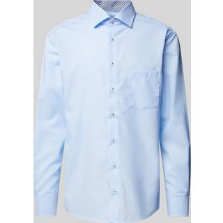 MODERN FIT Original Shirt in light blue plain