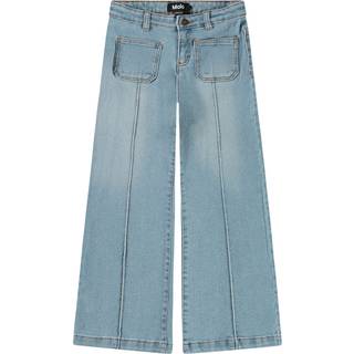 Molo Adina Woven Pants Clear Washed Blue 158 cm  Blå  158 cm  kvinde