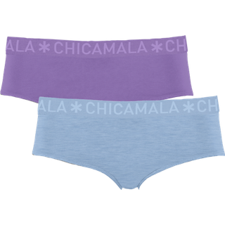 Meisjes 2-pack Briefs Effen
