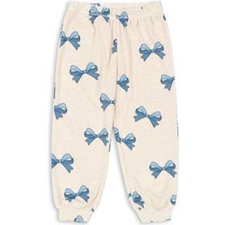 Konges Sløjd GOTS Itty Joggingbukser Bowie Blue Gold 3 Y  Creme  3 år  kvinde