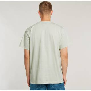 Symbols Print Loose T-Shirt - Grey - Men