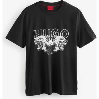 T-shirt i bomuldsjersey med logo og dyremotiv
