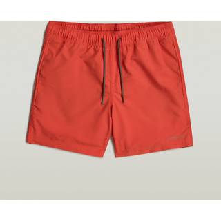 Dirik Solid Swim Shorts - Red - Men