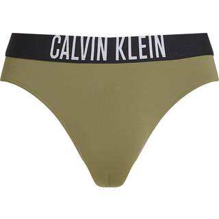 Logo Waistband Swim Briefs - Intense Power - Green - S