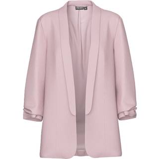 PIECES PIECES Pink Relaxed Ruched Sleeve Blazer