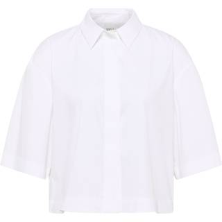 Signature Shirt Blouse in white plain