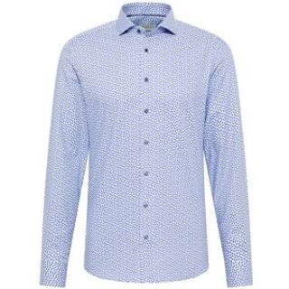 SLIM FIT Shirt in light blue printed