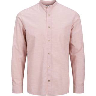 Jack & Jones Summer Band Shirt LS Pink Nectar