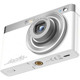 Dacota Platinum DC11 digitalkamera 16 MP 3x optisk zoom, hvid ➞ På lager - klar til levering og afhentning