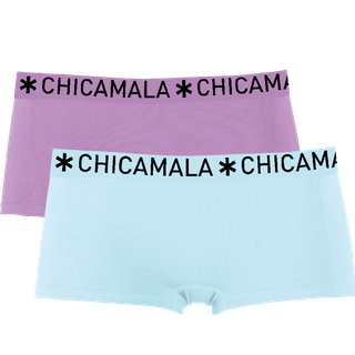 Meisjes 2-pack Boxershorts Effen