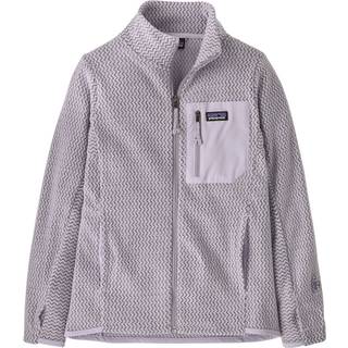 Patagonia Kid's R1 Air Full-Zip Jacket Fleecejakke Børn størrelse M farve lilla/grå