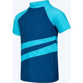 Watery UV-trøje til børn - Manami Kortærmet Rashguard - Atlantic Blue - UV badetøj